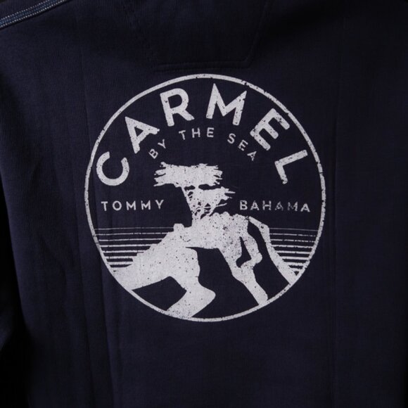 Tommy Bahama Carmel by the Sea Navy Blue Half Zip (M) - NEW!! 🌴 🌴 - Picture 7 of 8